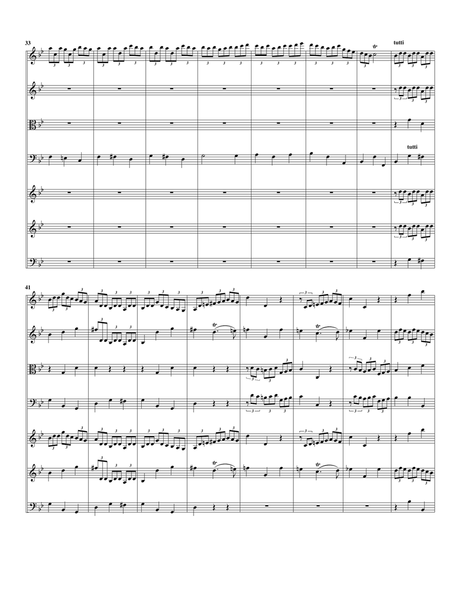 Concerto grosso Op.3, no.2 in G minor String Orchestra scores gallery preview page 4