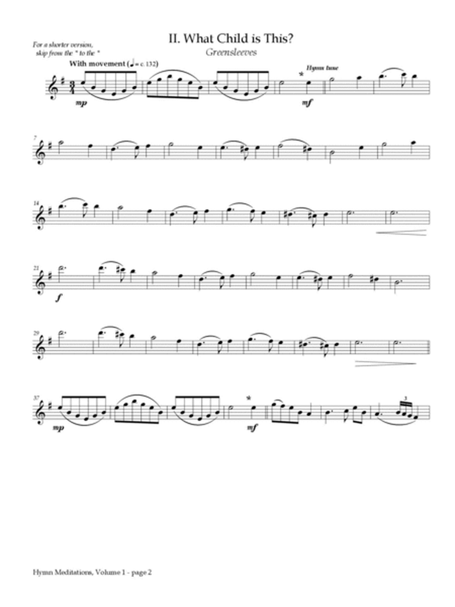 Hymn Meditations, Volume 1 for Flute Alone