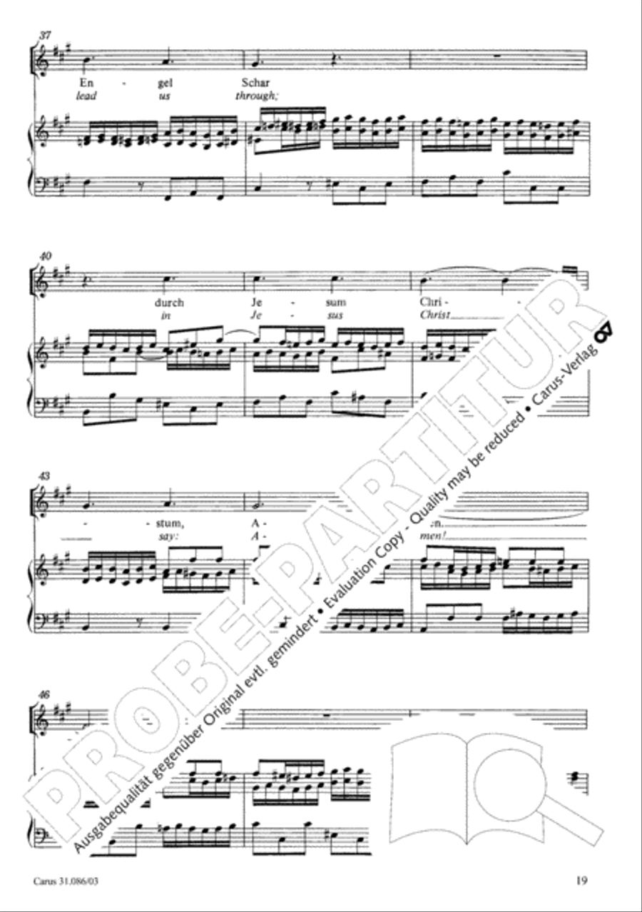 Truly, truly I say to you (Wahrlich, wahrlich, ich sage euch) 4-Part scores gallery preview page 20