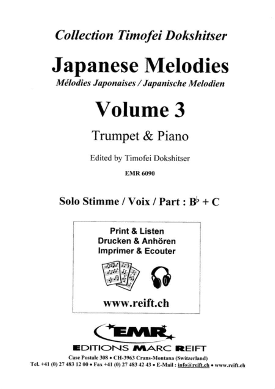 Japanese Melodies Vol. 3 Japanese Melodies Vol. 3 Cornet scores gallery preview page 2