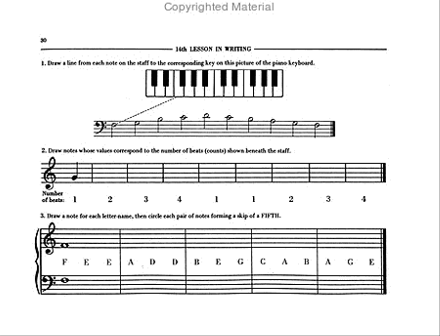 The ABC of Piano Playing - Book 1 Easy Piano scores gallery preview page 4