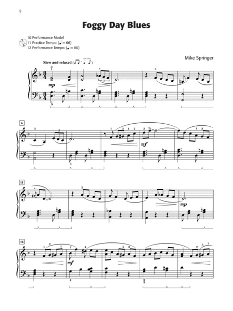 Not Just Another Jazz Book, Book 1 Piano Solo scores gallery preview page 9