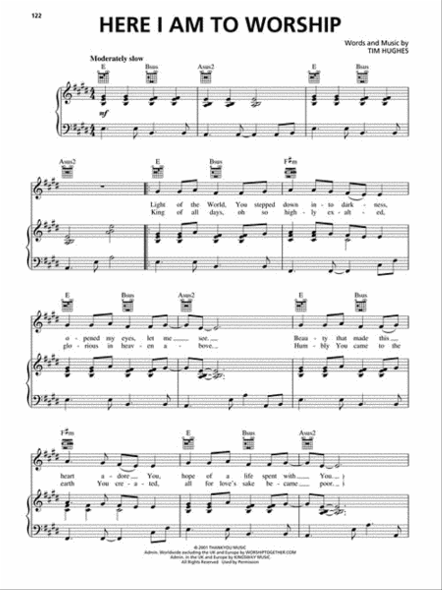 The Best Praise & Worship Songs Ever Piano, Vocal, Guitar scores gallery preview page 3