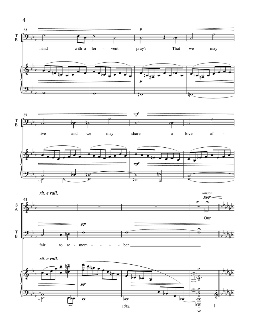 An Affair To Remember (our Love Affair) 4-Part scores gallery preview page 4