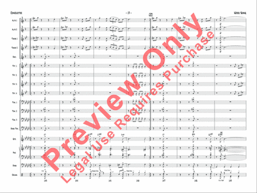 Work Song Jazz Ensemble scores gallery preview page 40
