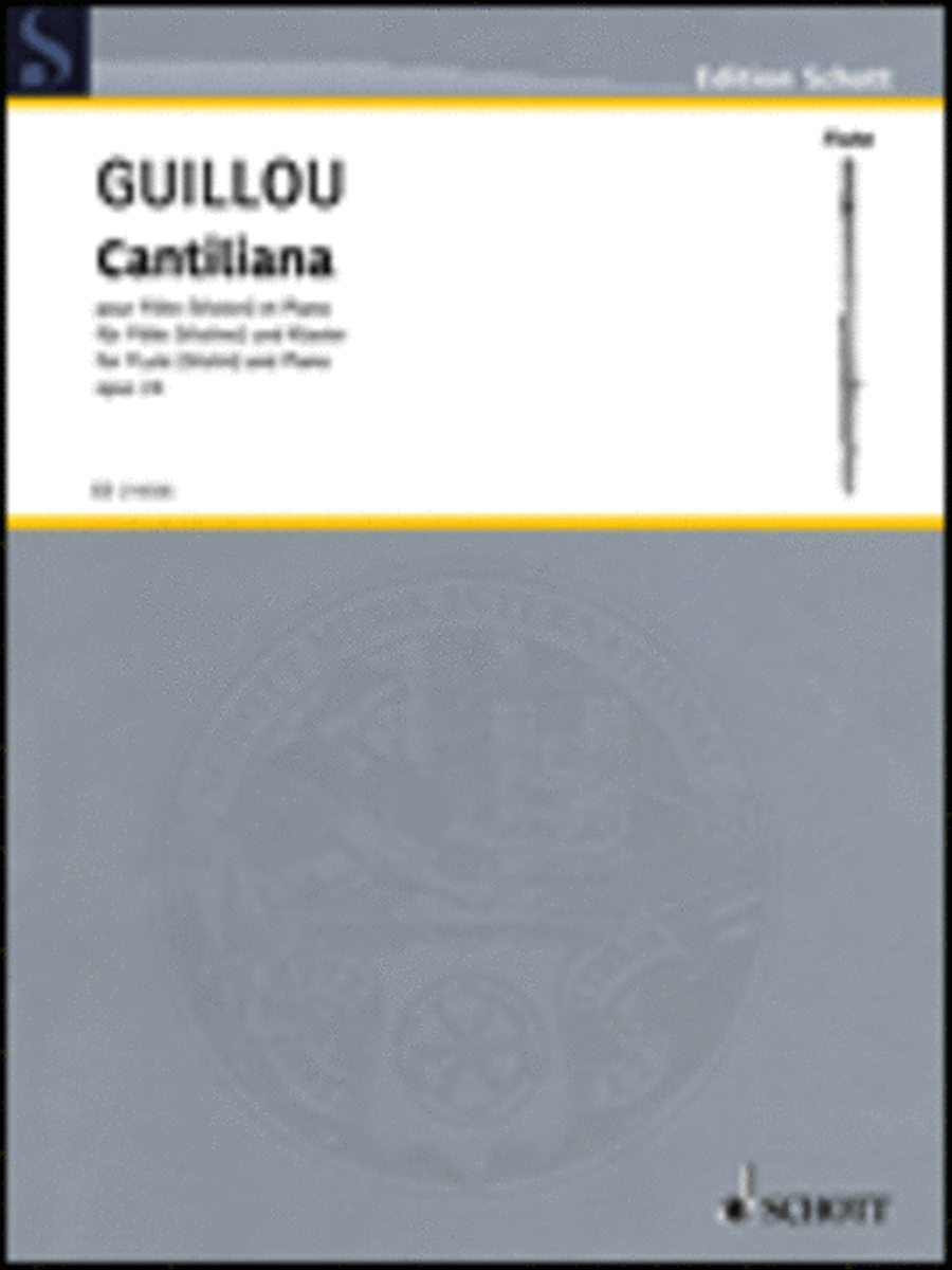 Cantiliana Op. 24 Flute Solo scores gallery preview page 1