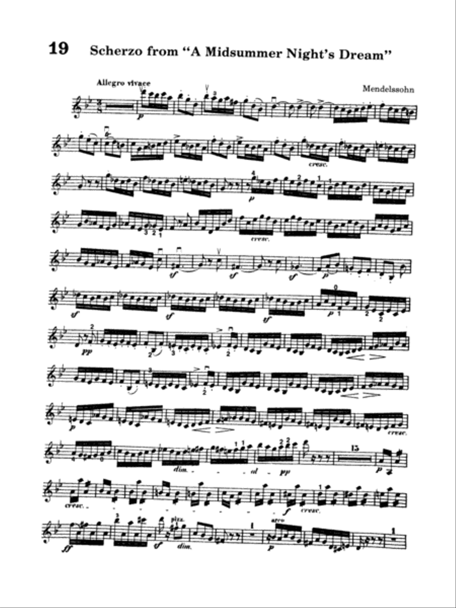 Twenty-Six Composers Teach the Violinist Violin Solo scores gallery preview page 17