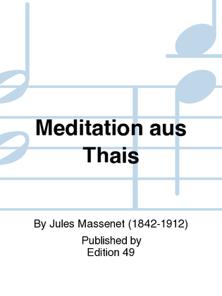 Book cover for Meditation aus Thais
