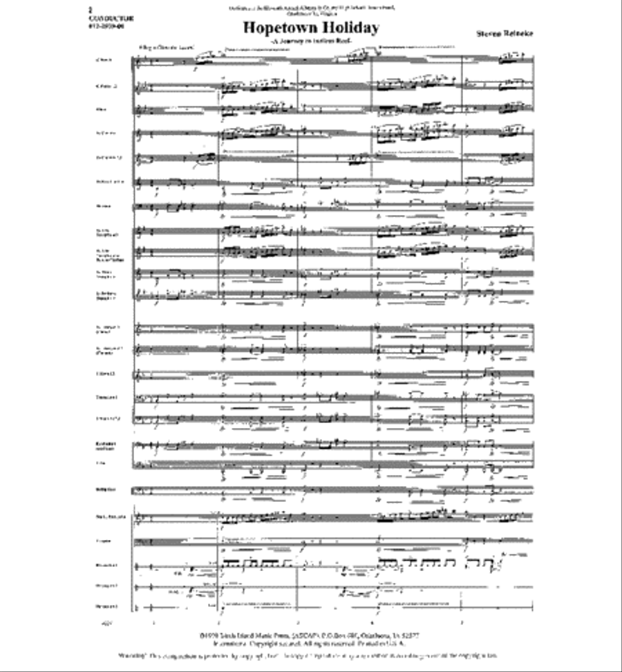 Hopetown Holiday Hopetown Holiday Concert Band scores gallery preview page 2
