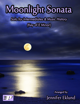 Book cover for Moonlight Sonata (Simplified Intermediate Piano)
