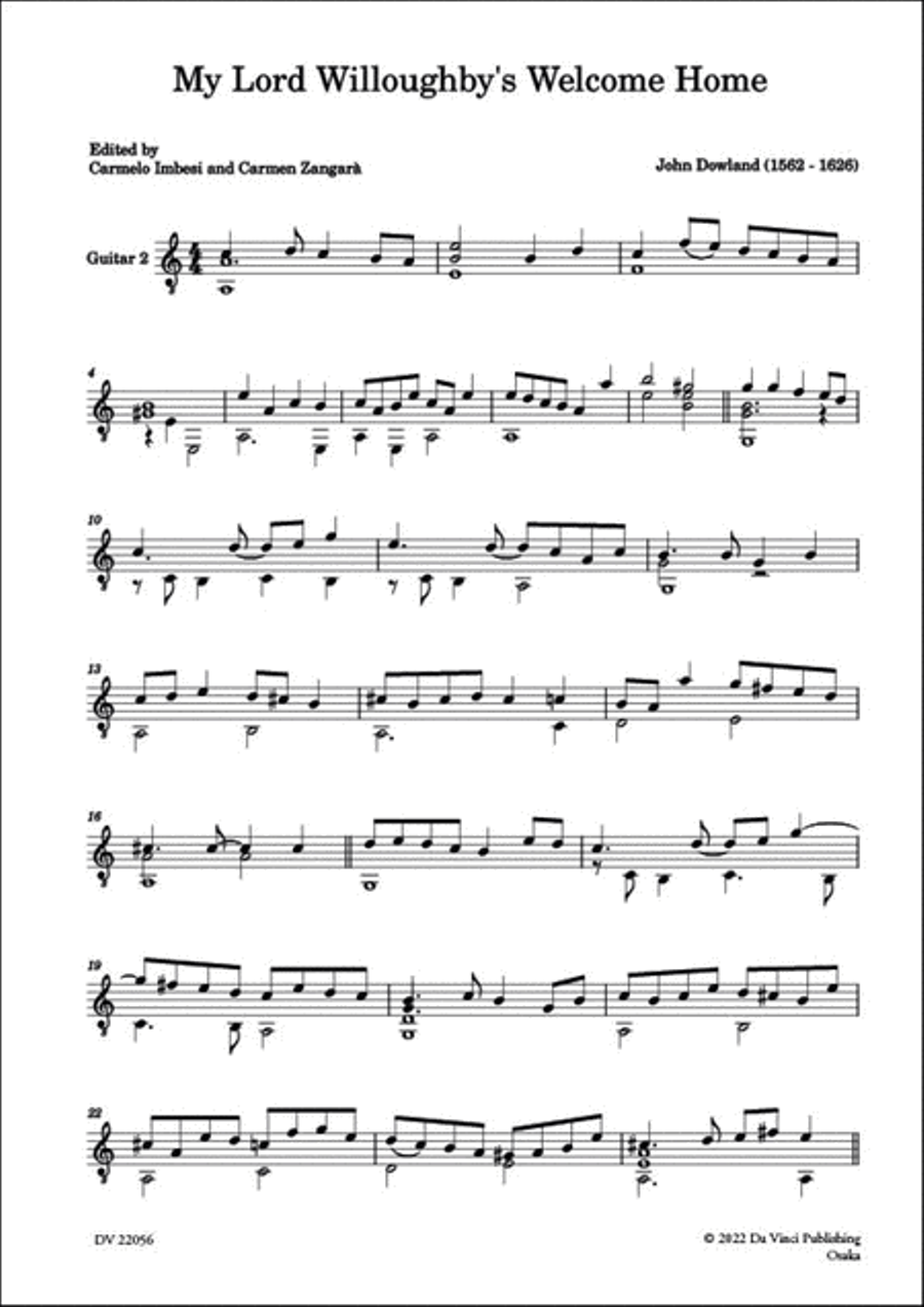 Original Duets, for Two Guitars School and Community scores gallery preview page 2