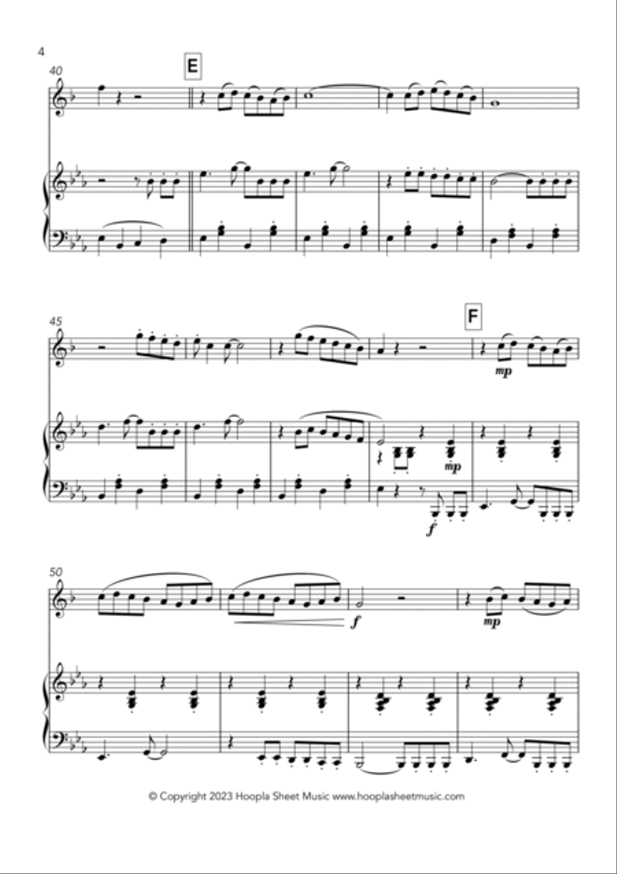 La Cucaracha Trumpet Solo scores gallery preview page 4