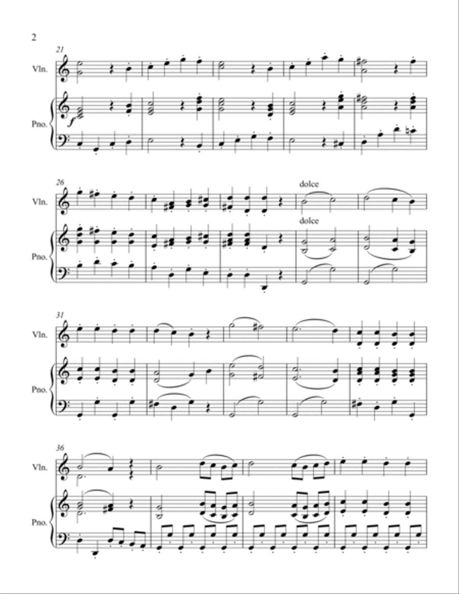 Duo #1 Violin Solo scores gallery preview page 6
