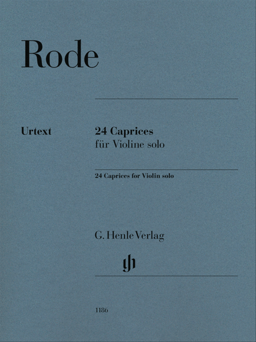 24 Caprices for Violin Solo Violin Solo scores gallery preview page 1