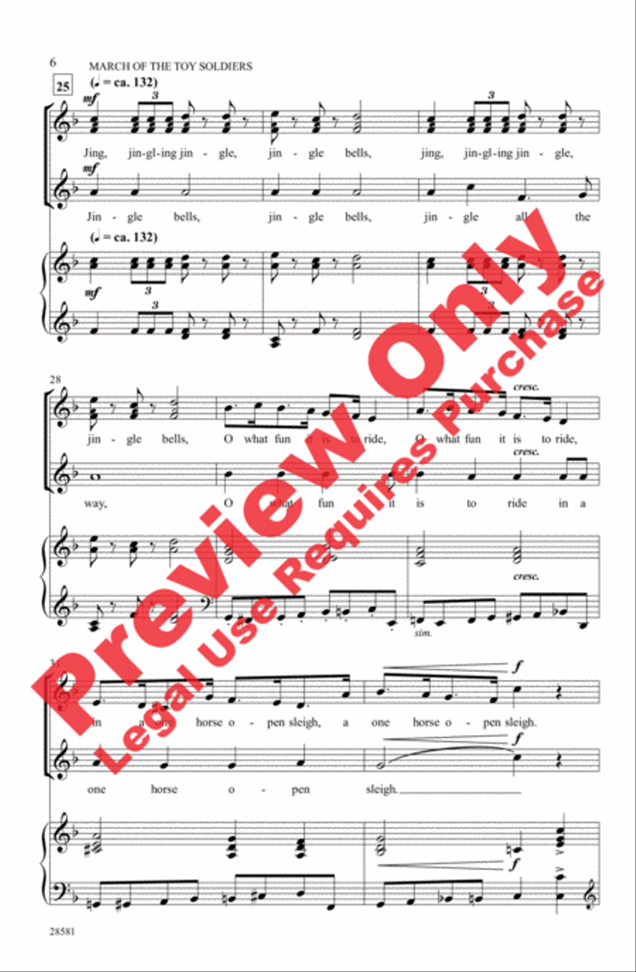 Nutcracker Jingles Women's Choir scores gallery preview page 5