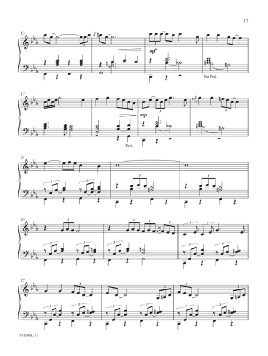 Mark Hayes: Spirituals for Organ Organ Solo scores gallery preview page 9