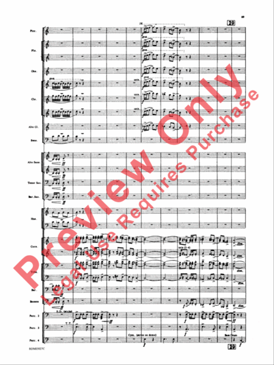 La Fiesta Mexicana Concert Band scores gallery preview page 72