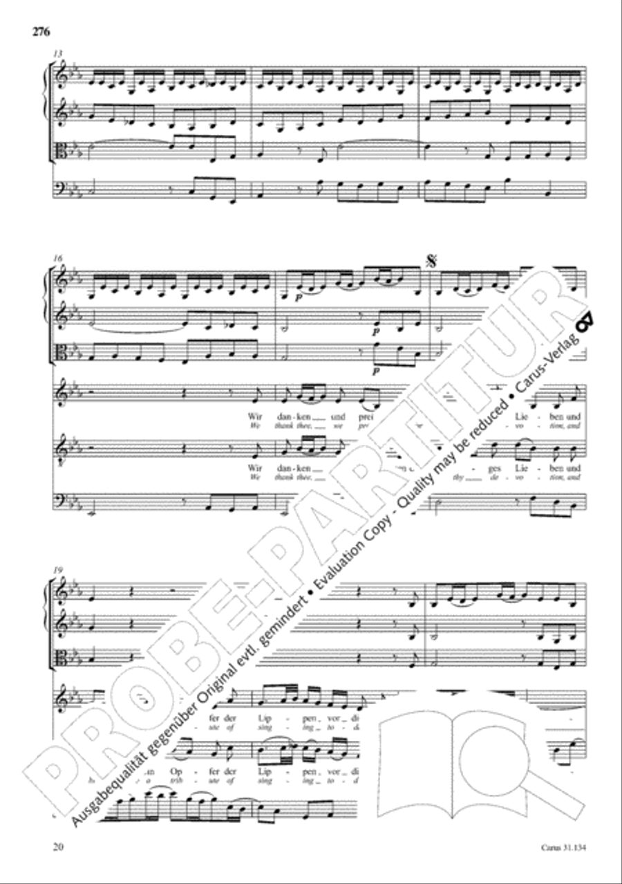 The Complete Sacred Vocal Works (Das geistliche Vokalwerk) Voice scores gallery preview page 277