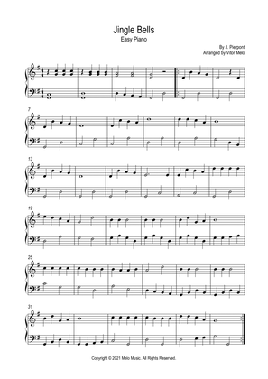 Jingle Bells - Very easy piano