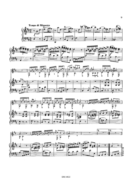 Concerto in D Major for Guitar and Piano (Piano Reduction)