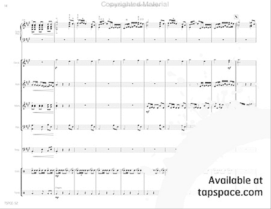 Sevilla (Sevillanas) Percussion Ensemble scores gallery preview page 19