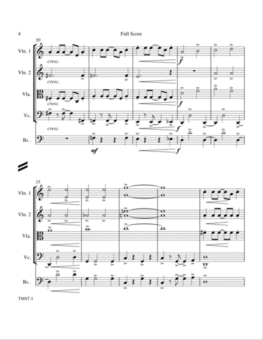 The Muppet Show Theme The Muppet Show Theme String Quartet scores gallery preview page 4
