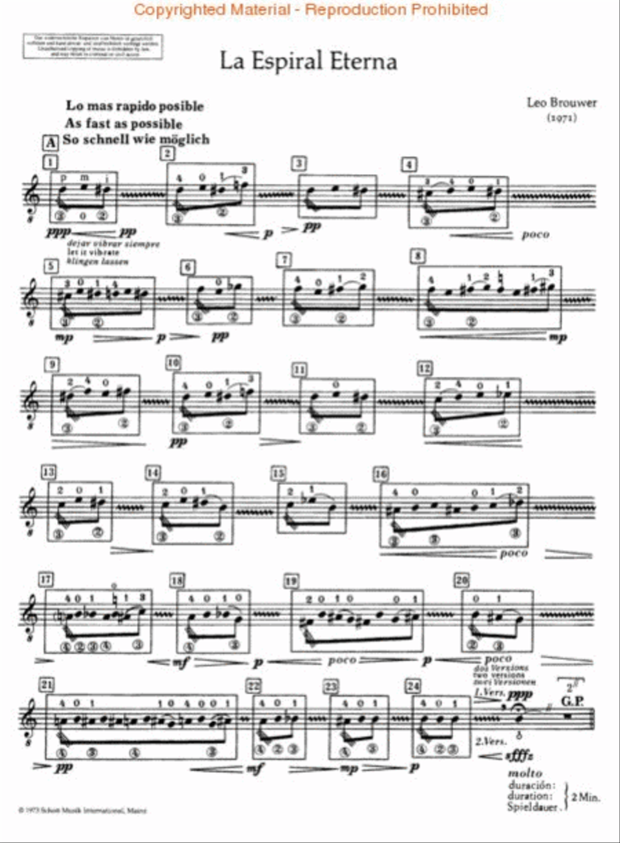La Espiral Eterna (1971) La Espiral Eterna (1971) Acoustic Guitar scores gallery preview page 2