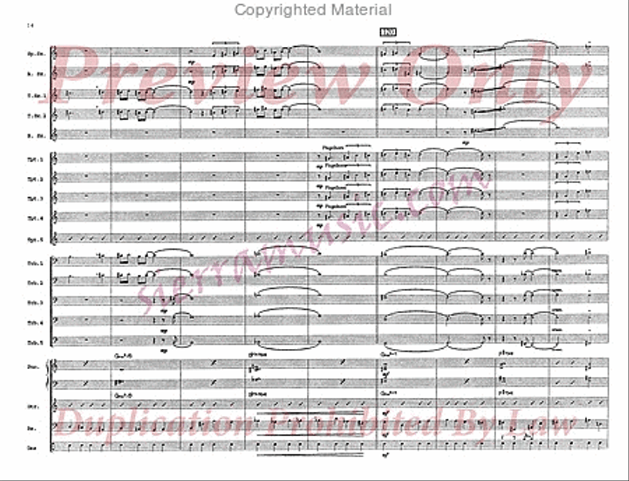Temple Street Temple Street Jazz Ensemble scores gallery preview page 15