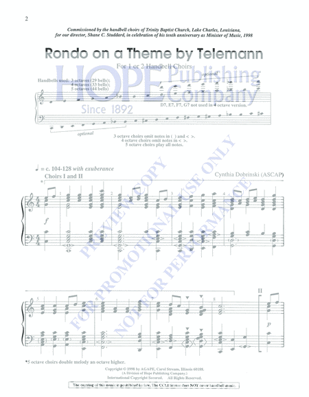 Rondo on a Theme by Telemann image number null