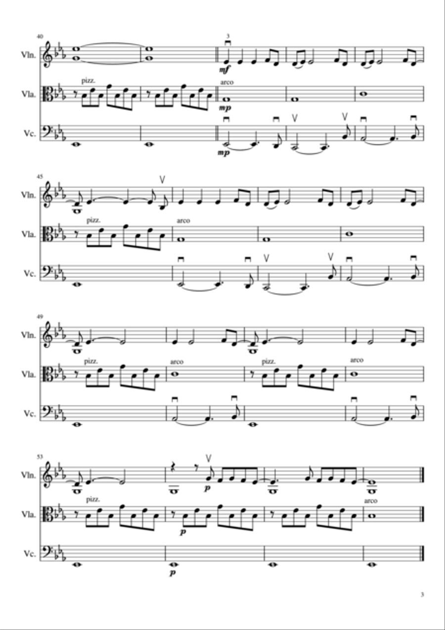Only Time Only Time String Trio scores gallery preview page 4