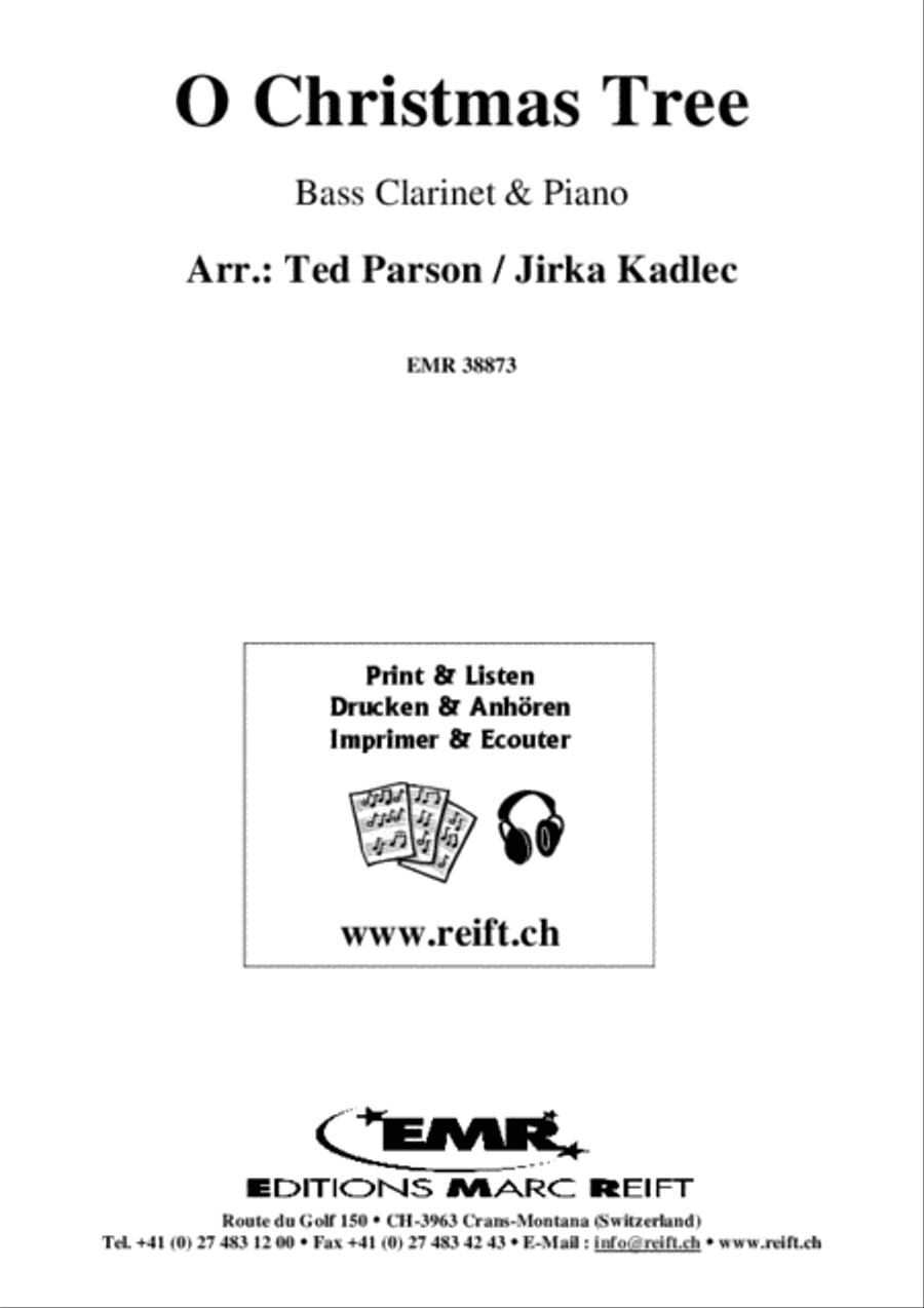 O Christmas Tree O Christmas Tree Bass Clarinet scores gallery preview page 2