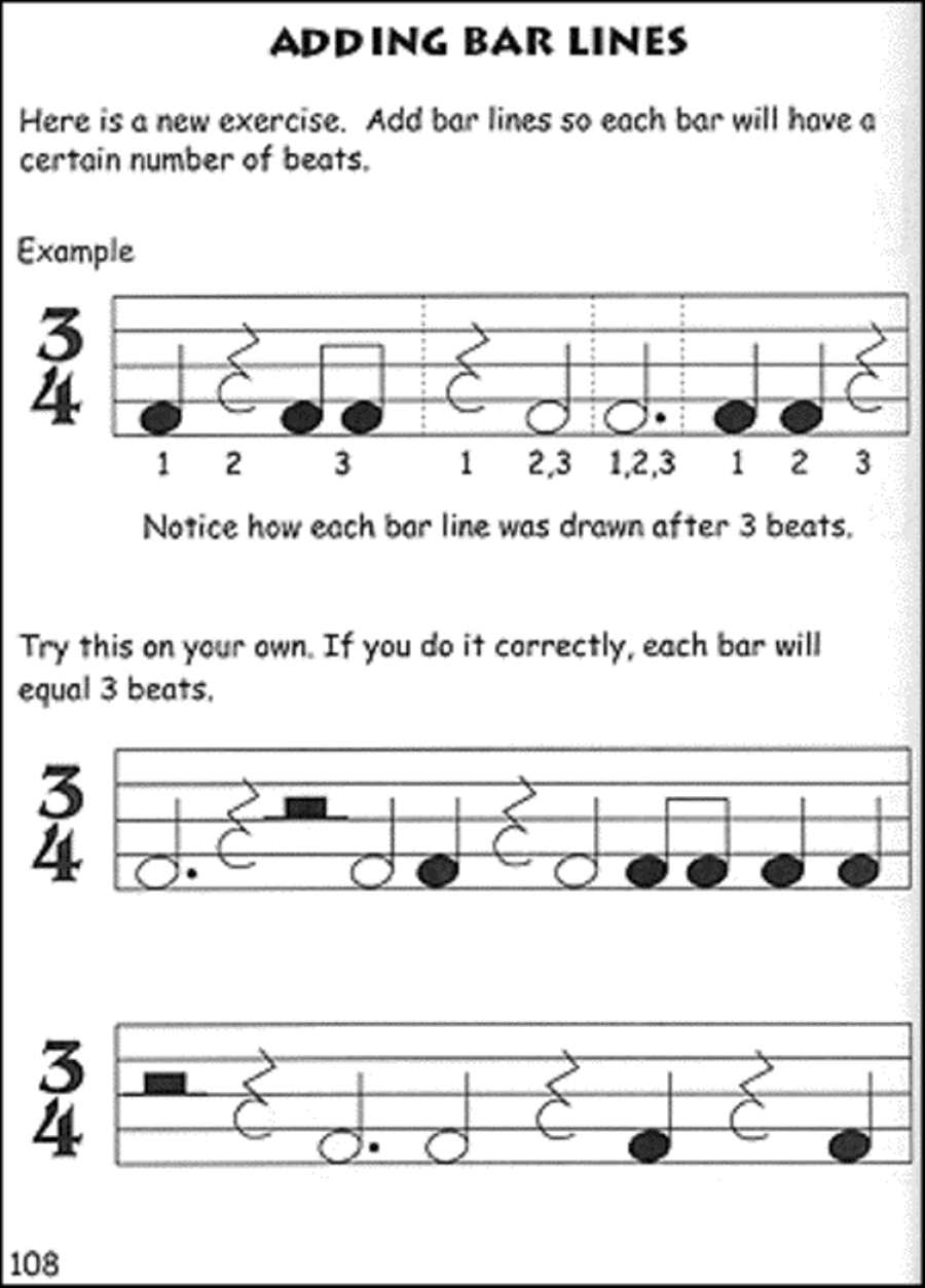 Beginner Violin Theory for Children, Book Two Violin scores gallery preview page 2