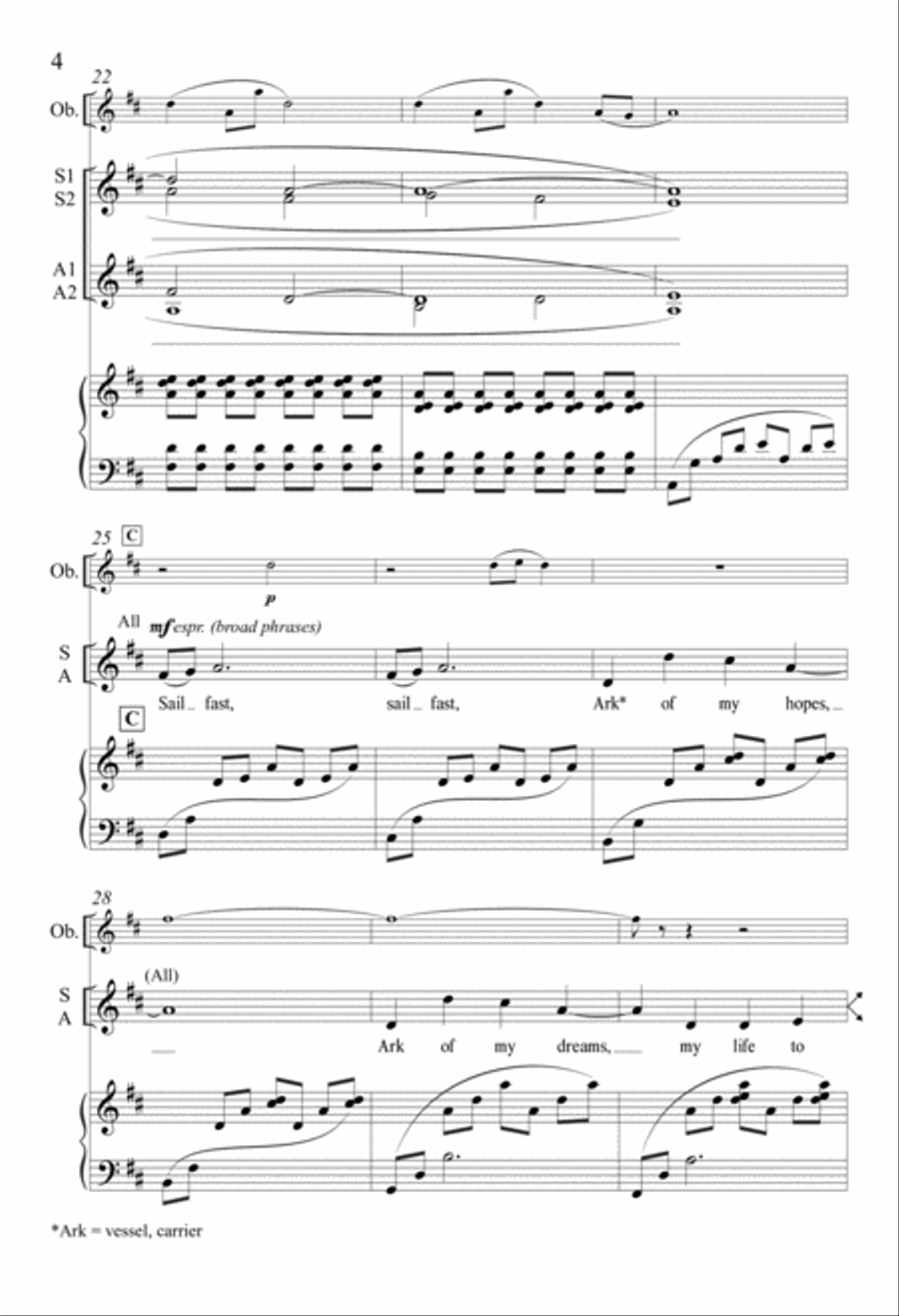 A Song of the Future A Song of the Future SSAA scores gallery preview page 3