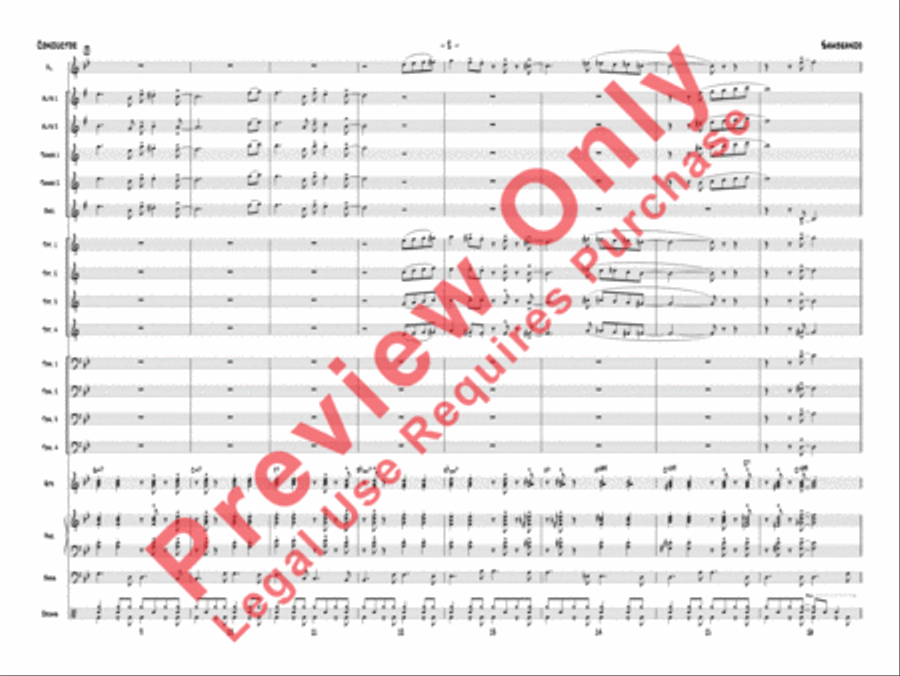 Sambeando Jazz Ensemble scores gallery preview page 5