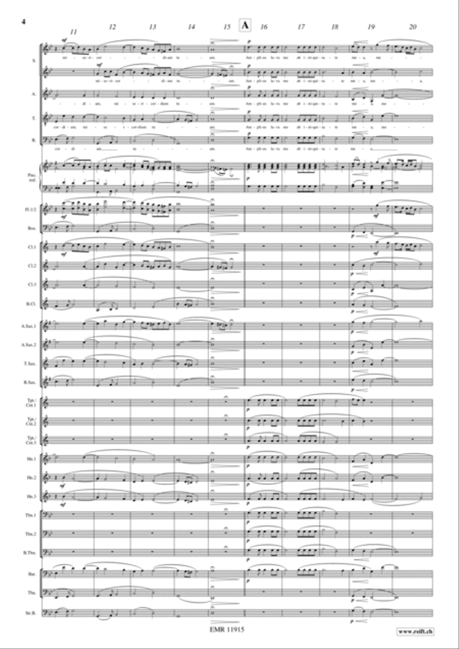 Miserere 4-Part scores gallery preview page 4