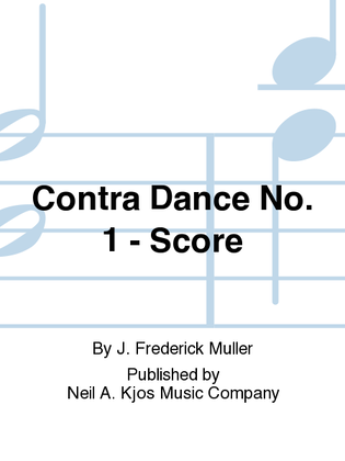 Contra Dance No. 1 - Score
