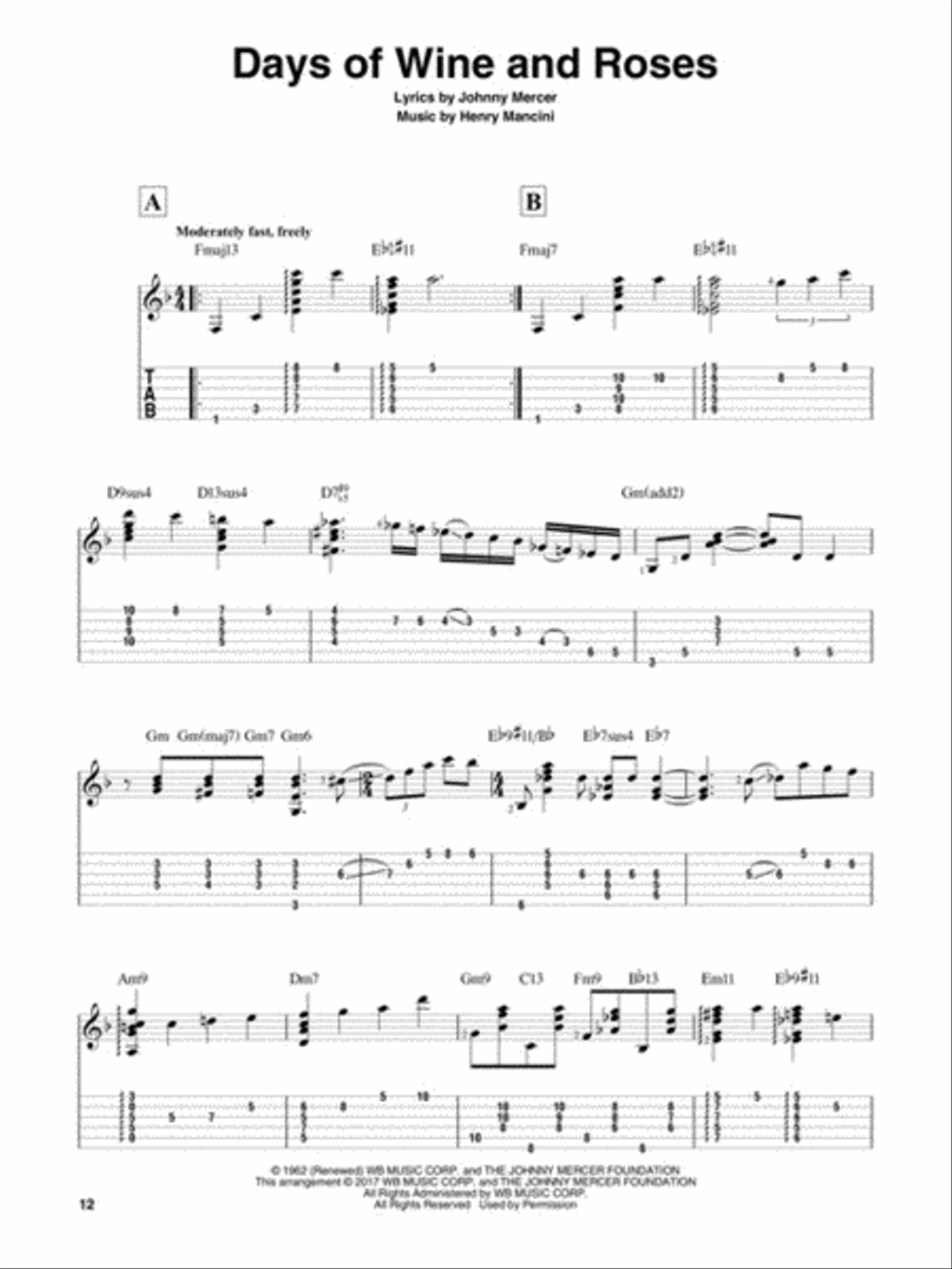 Solo Jazz Guitar Standards Electric Guitar scores gallery preview page 5