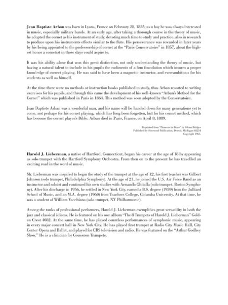 The Arban Trumpet Duets Trumpet Duet scores gallery preview page 6