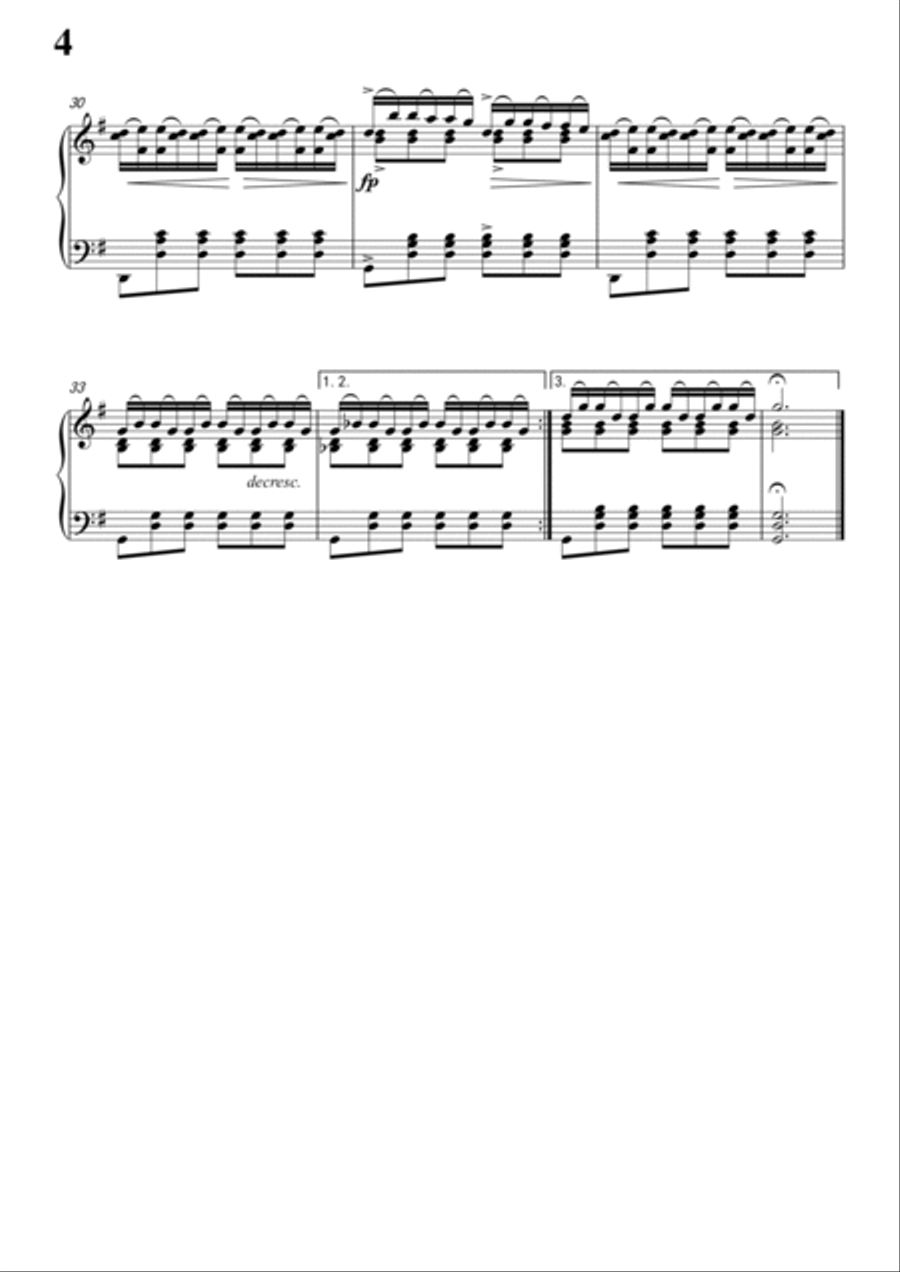 Schubert-Auf dem Wasser zu singen inG for Vocal and Piano Voice scores gallery preview page 5