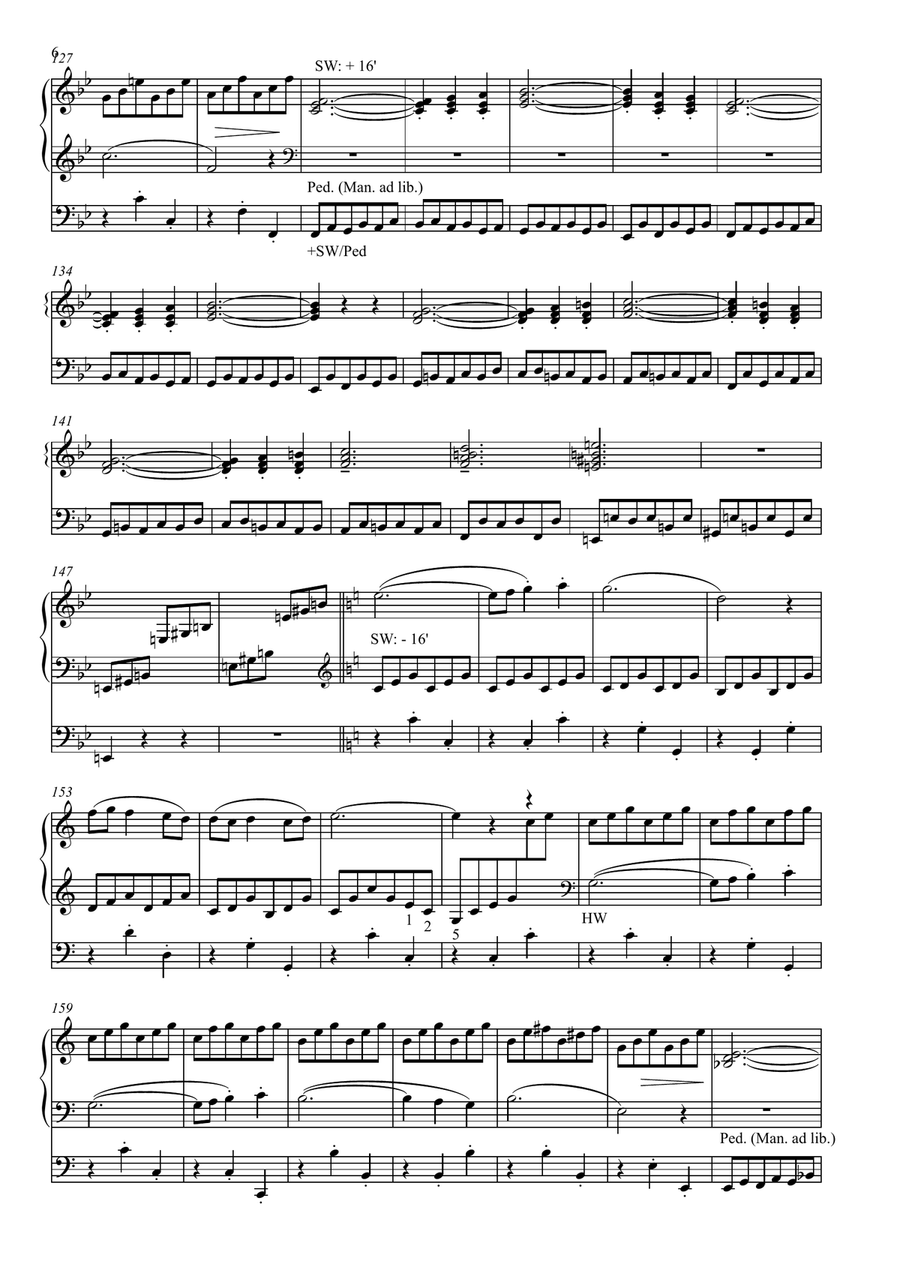 Toccata giocosa for organ Organ Solo scores gallery preview page 6