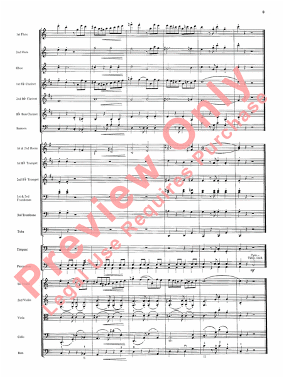 Two South American Tangos Full Orchestra scores gallery preview page 10