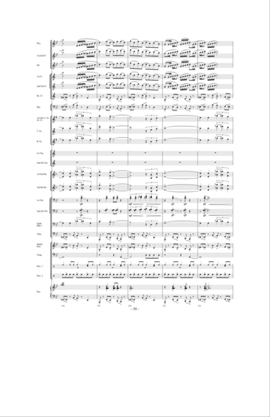 Promising Skies Concert Band scores gallery preview page 38