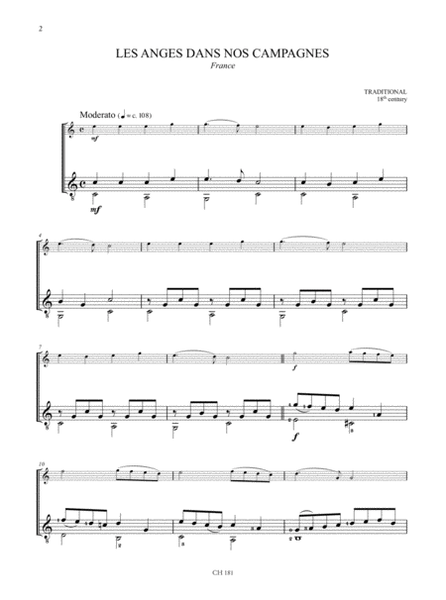 Christmas Carols. 20 Easy Arrangements for Flute and Guitar