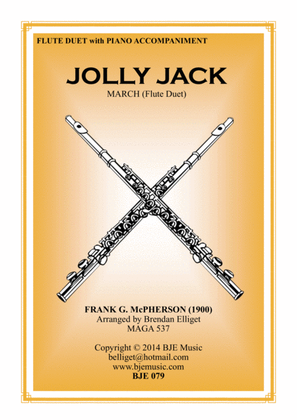 Jolly Jack March - Flute Duet with Piano PDF