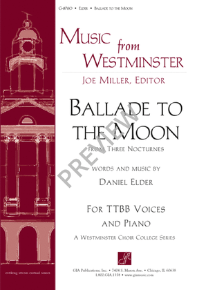 Book cover for Ballade to the Moon