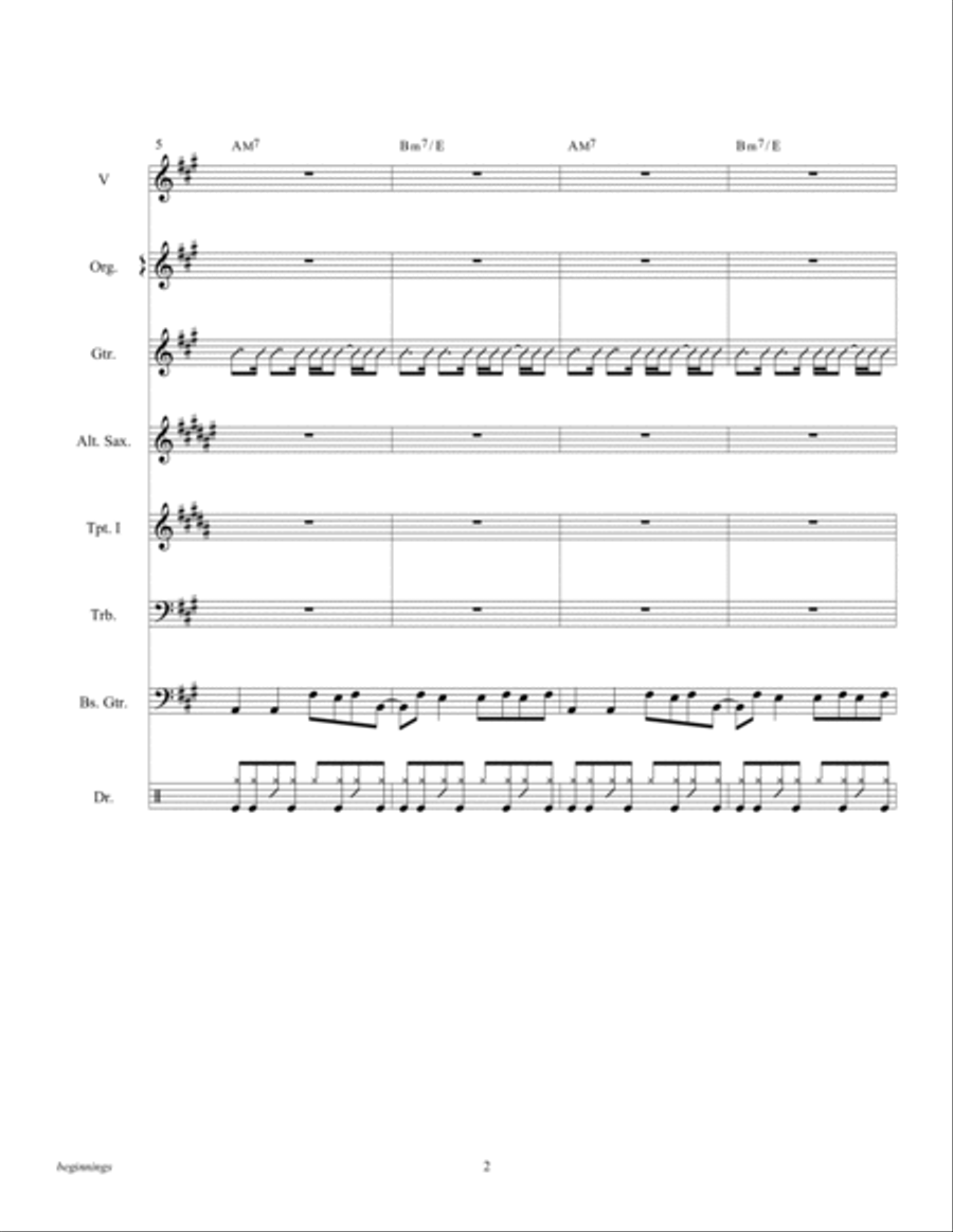 Beginnings Alto Saxophone scores gallery preview page 5