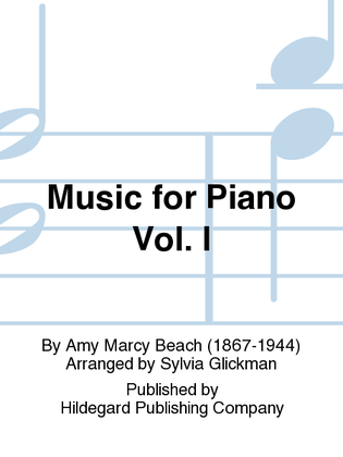 Book cover for Music For Piano Vol. I