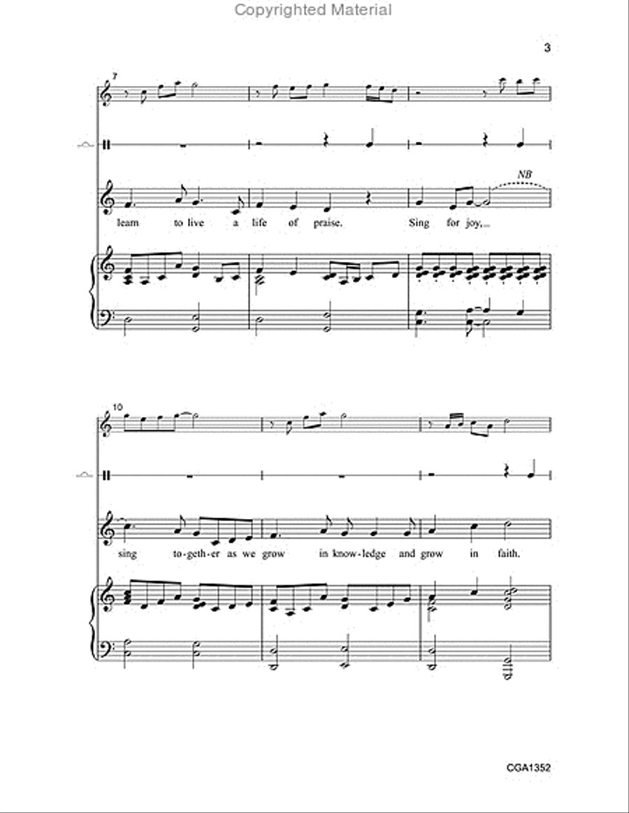 Sing for Joy, Sing Together 2-Part scores gallery preview page 3
