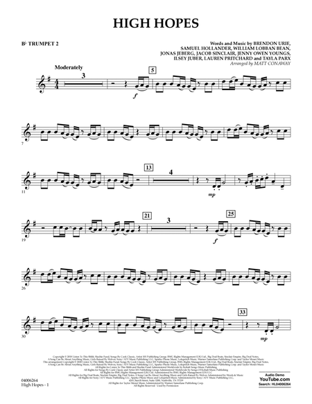 High Hopes (arr. Matt Conaway) - Bb Trumpet 2