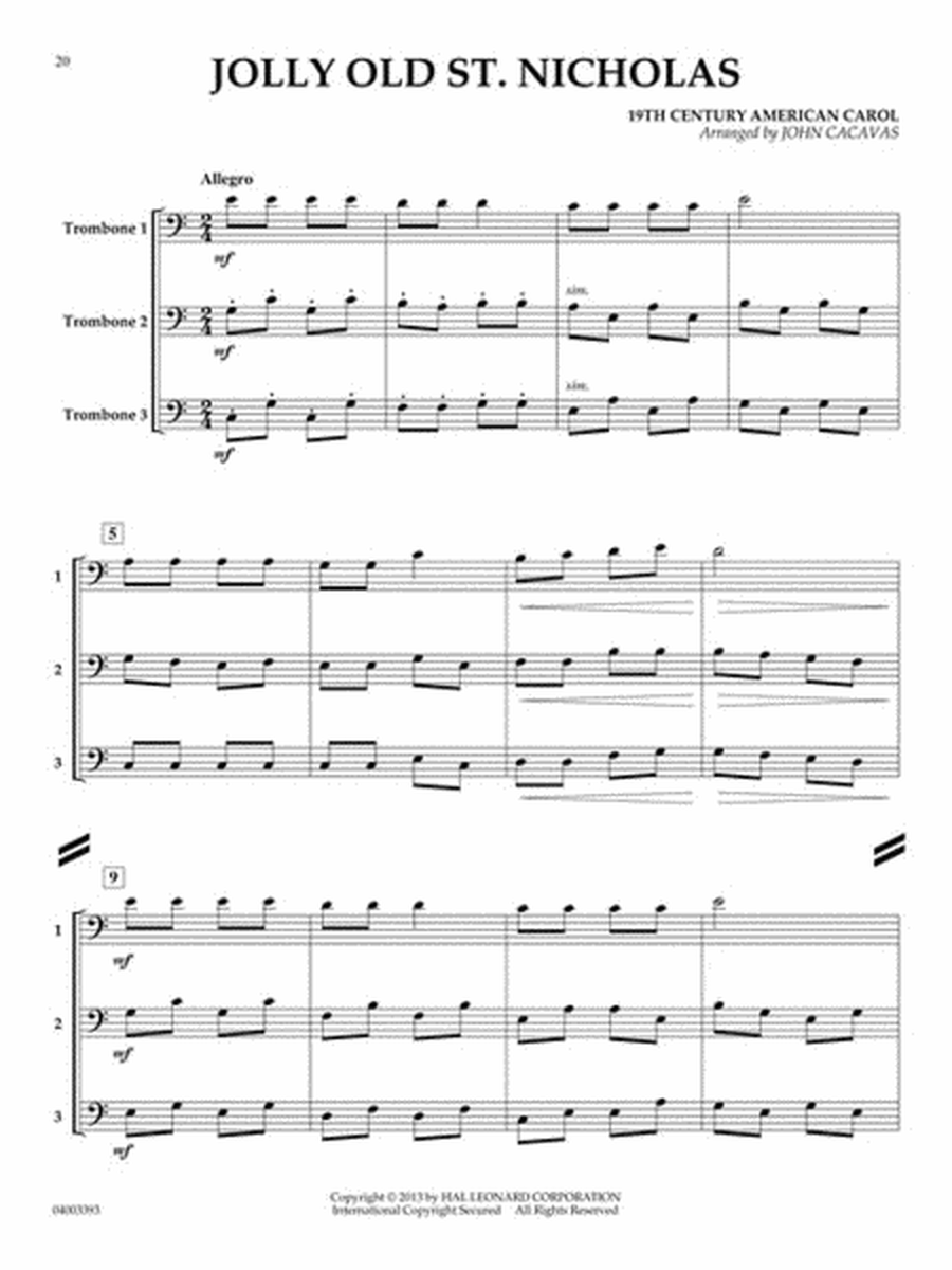 Fun and Easy Trios for Trombone